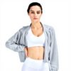 altiland Womens Cropped Jacket UPF 50 Running Yoga Gym