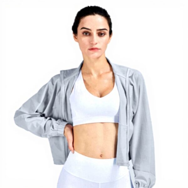 altiland Womens Cropped Jacket UPF 50 Running Yoga Gym