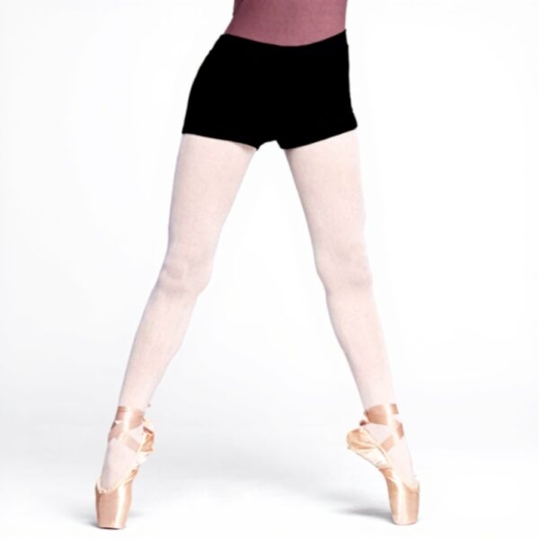 Daydance Black Cotton Ballet Shorts Women Dance Yoga Workout