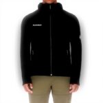 Mammut Mens Fleece Jacket Lightweight Hooded Outdoor