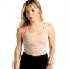 Seamless Ribbed Tank Top Women Aruki Yoga Shirt