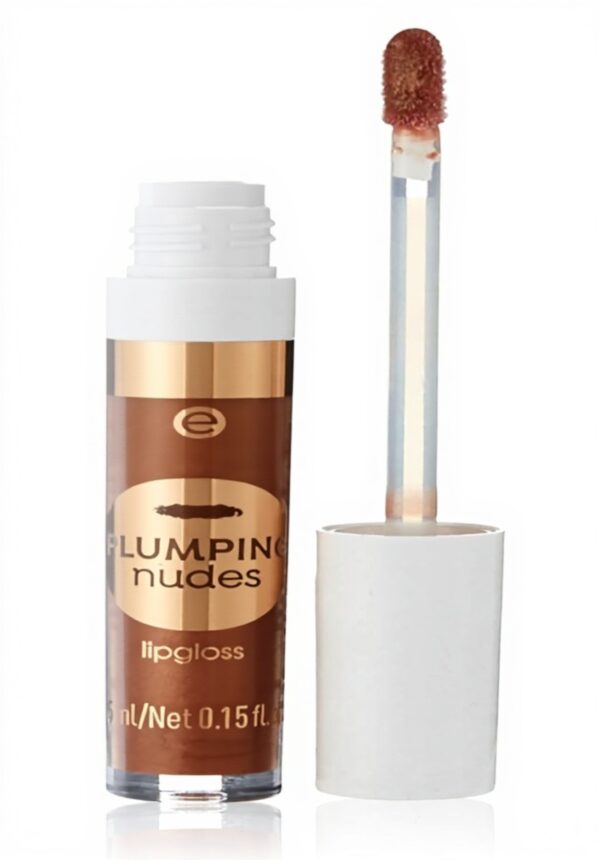 Essence Lip Gloss Plumping Nudes Vegan Shimmering Brown