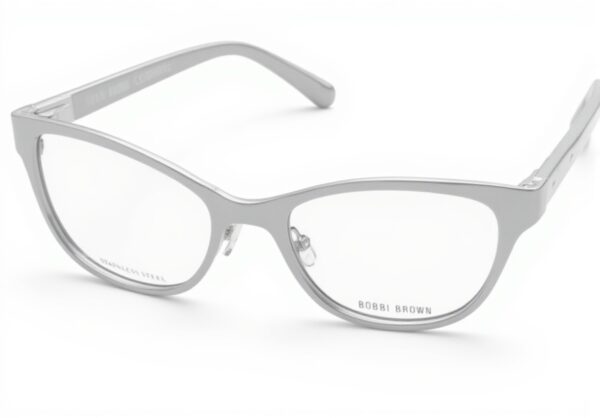 Bobbi Brown Eyeglasses The Kylie Brown Silver Womens Frames